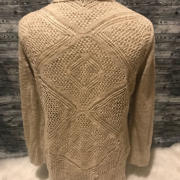 Pink Rose cardigan sweater - Picture 3 of 5